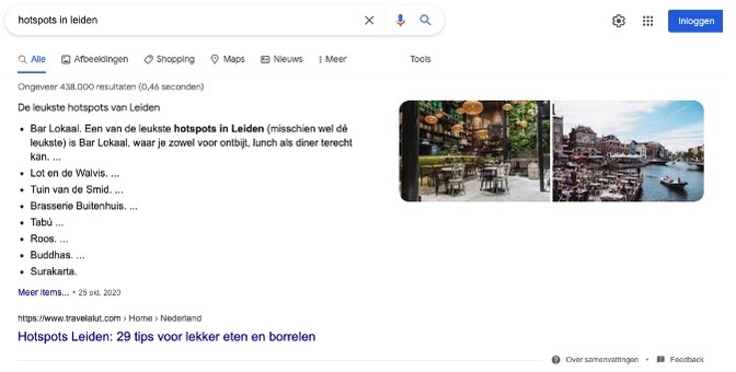 Featured snippet