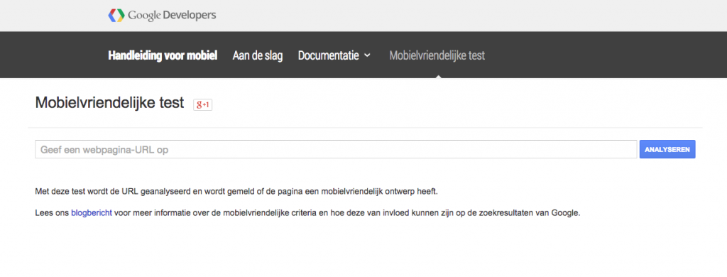 google update mobiel-vriendelijke websites mobile friendly test