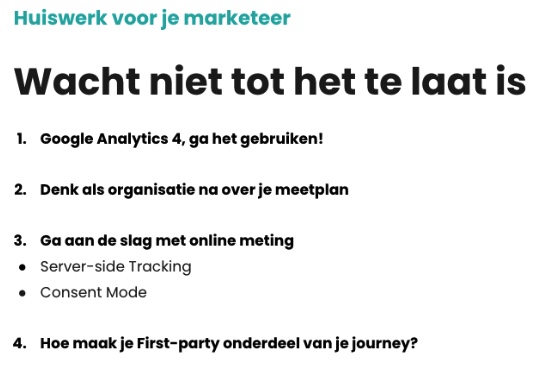 huiswerk marketeer