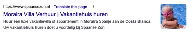 SEO case Spaanse zon