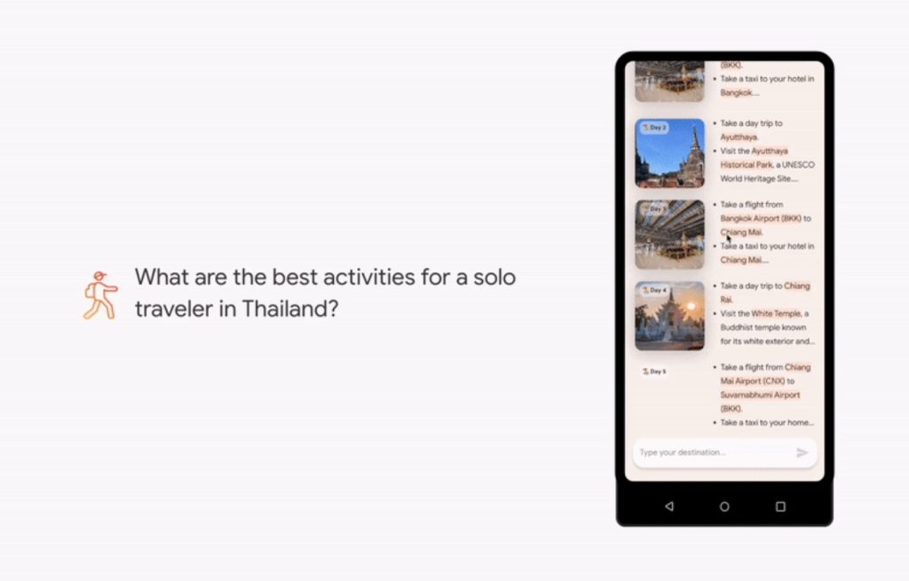 Generative AI for Travel Inspiration and Discovery