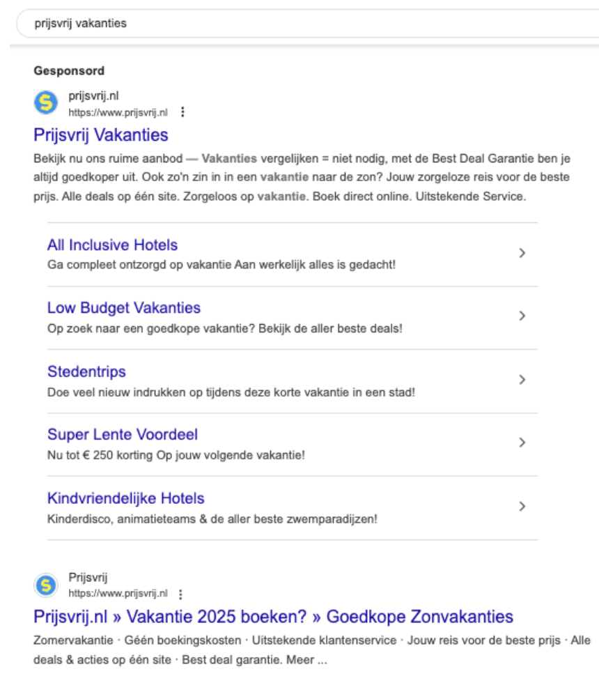 prijsvrij